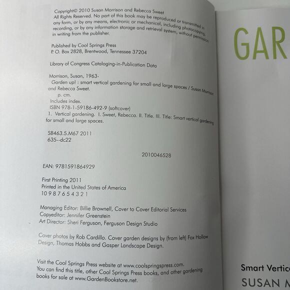Garden Up, Susan Morrison & Rebecca Sweet, Vertical Gardening Good - Picture 2 of 7